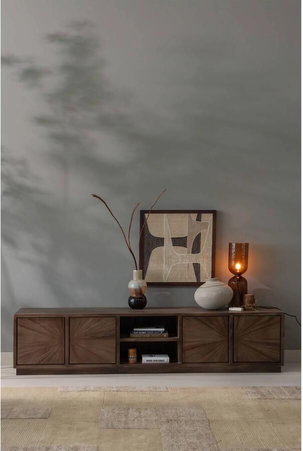 WOOOD Sun Organic Sidetable Bureau Recycled Teak Bruin - Foto 3