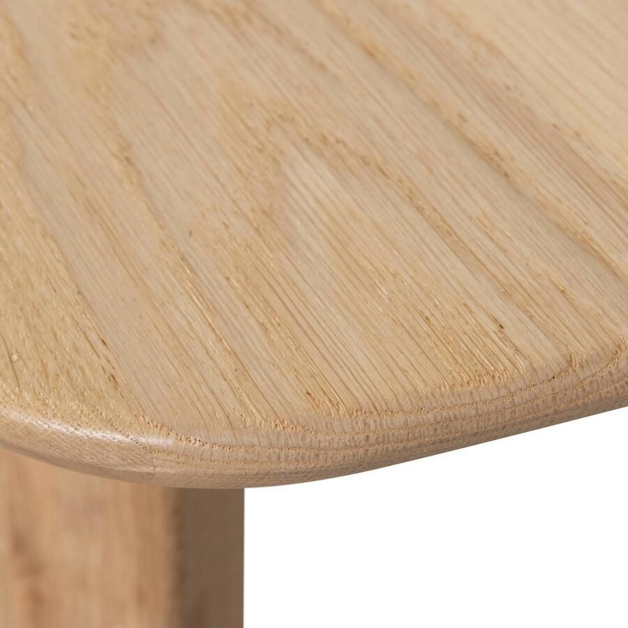 WOOOD Deens Ovale Eettafel Tablo Eikenhout 180 x 100cm Transparant - Foto 2