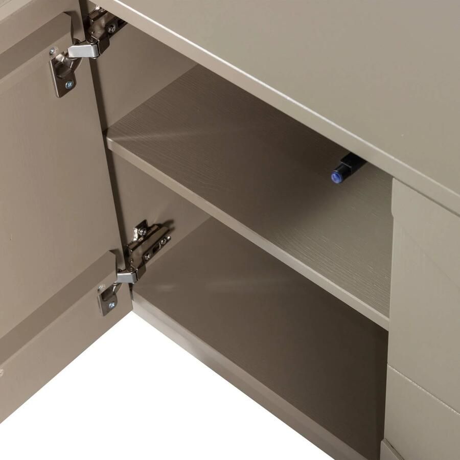 WOOOD Exclusive TV-meubel Teo Grenenhout 180cm Mud Japandi - Foto 2