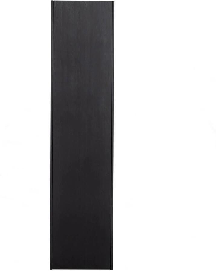 WOOOD Teun Opbergkast Grenen Diepzwart 188x44x35 - Foto 5
