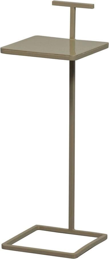 WOOOD Toste Bijzettafel Metaal Donker Zand Beige 64x22x22 cm - Foto 3