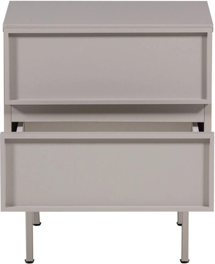 WOOOD Tours Ladekast Nachtkastje 2 Lades Melamine MDF Naturel - Foto 2