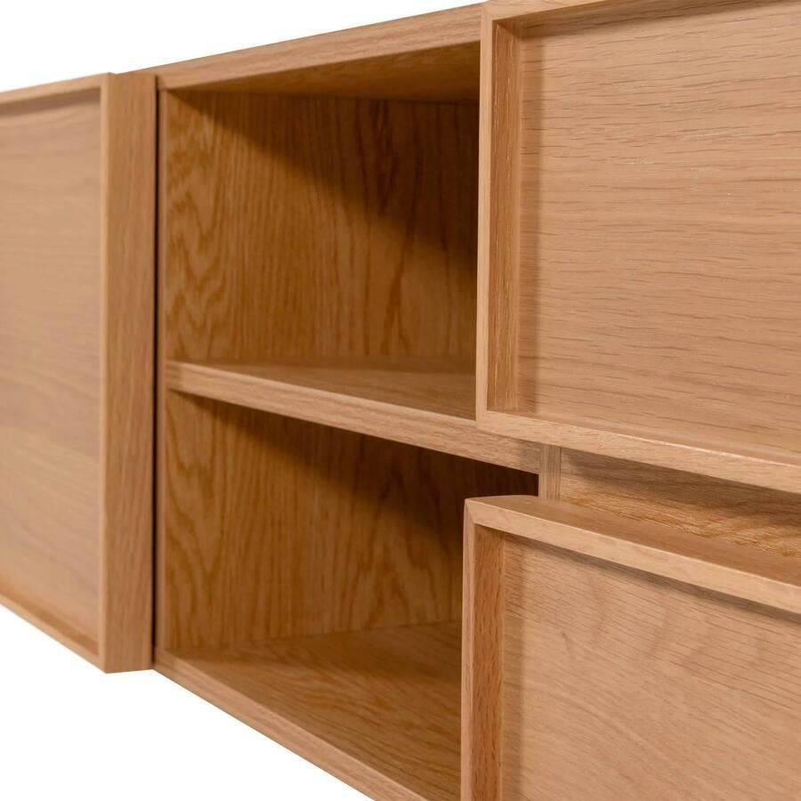 WOOOD Tours Tv Meubel 180 cm Melamine MDF Naturel 51x180x42 - Foto 2