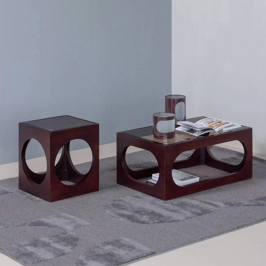 WOOOD Trax Salontafel Acaciahout Bruin 35x77x50 - Foto 2