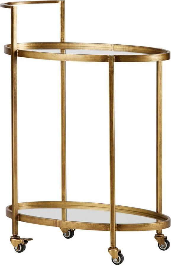 BePureHome Push Trolley Metaal Antique Brass 86x67x35 - Foto 3
