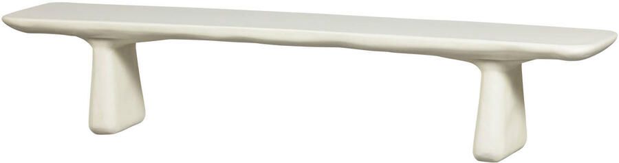 BASICLABEL Eetbankje Loggia Polymeer Naturel 45x240x40
