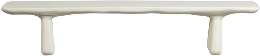 BASICLABEL Eetbankje Loggia Polymeer Naturel 45x240x40 - Foto 3