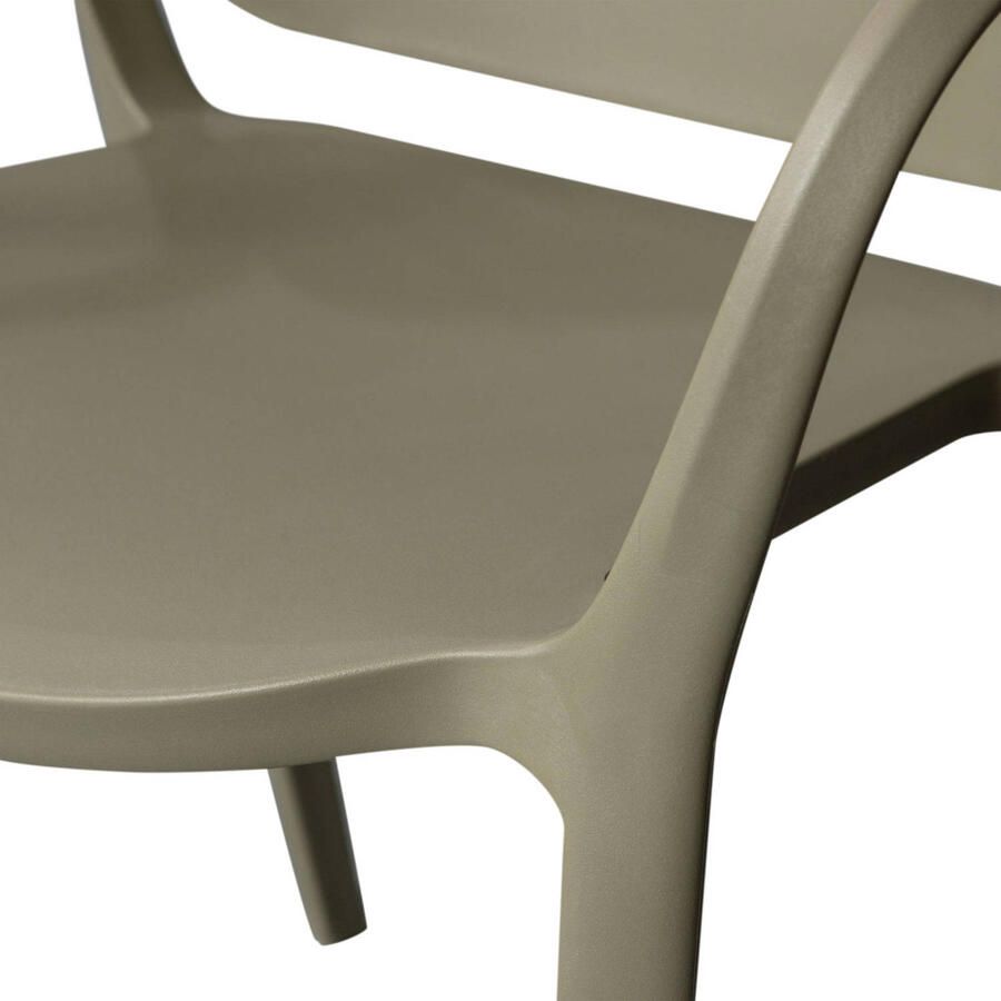 WOOOD Bent Tuinstoelen Kunststof Groen -Set van 2 - Foto 2