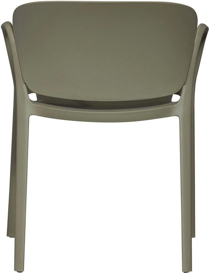 WOOOD Bent Tuinstoelen Kunststof Groen -Set van 2 - Foto 3