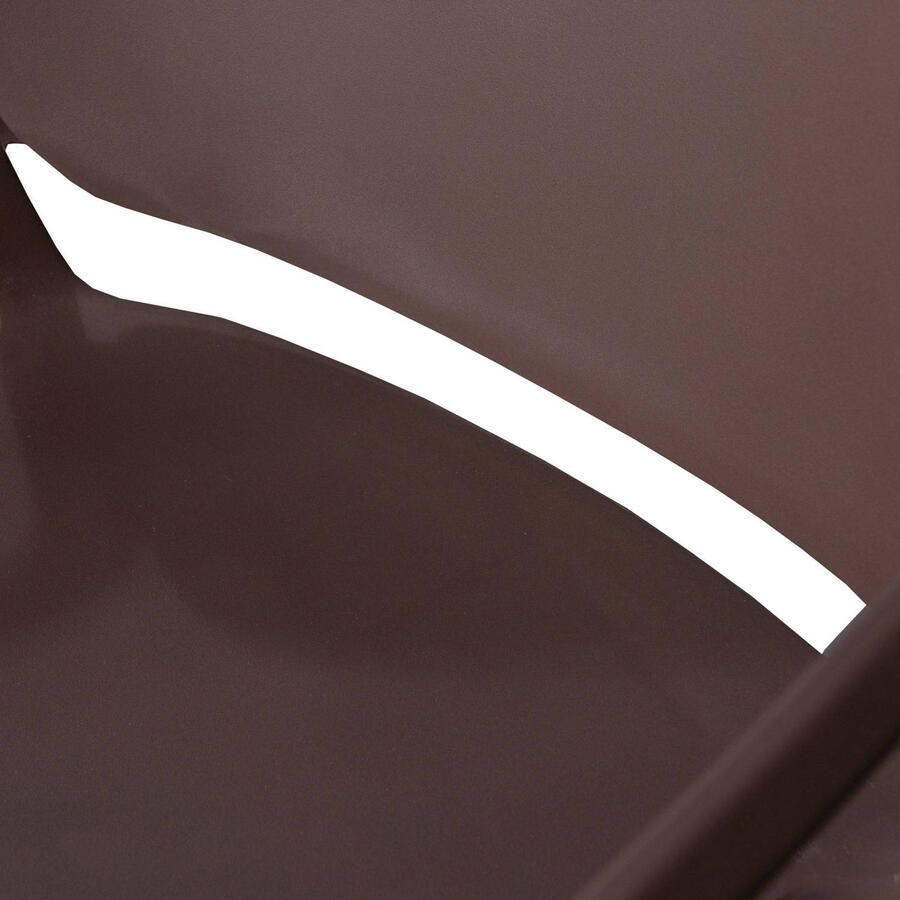 WOOOD Bent Tuinstoelen Kunststof Paars Bruin Set van 2 - Foto 2