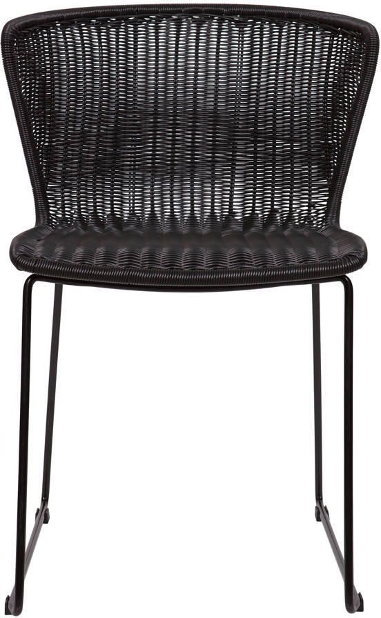 WOOOD Tuinstoel Wings Polyester Zwart Set van 2 - Foto 3