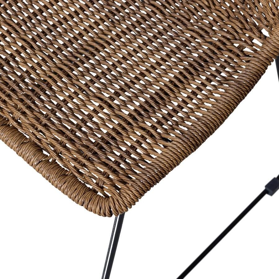 Woood Wings Tuinstoelen Touw|Metaal Naturel Set van 2 - Foto 2