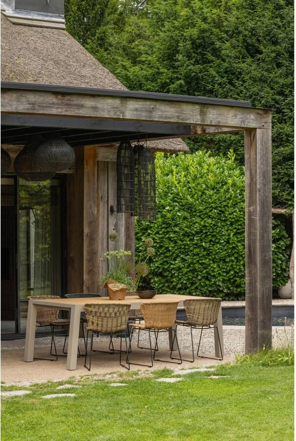 Woood Wings Tuinstoelen Touw|Metaal Naturel Set van 2 - Foto 3