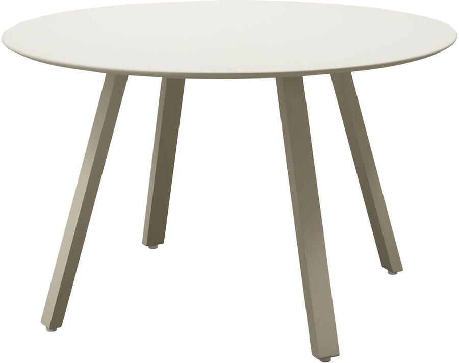 WOOOD Auke Tuintafel Aluminium Mist Grijs 75x120x120