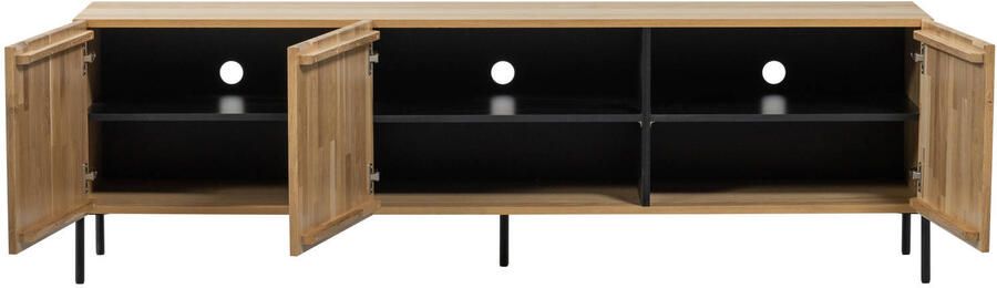 WOOOD Bono Gravure TV Meubel Eiken Naturel 56x180x46 - Foto 2