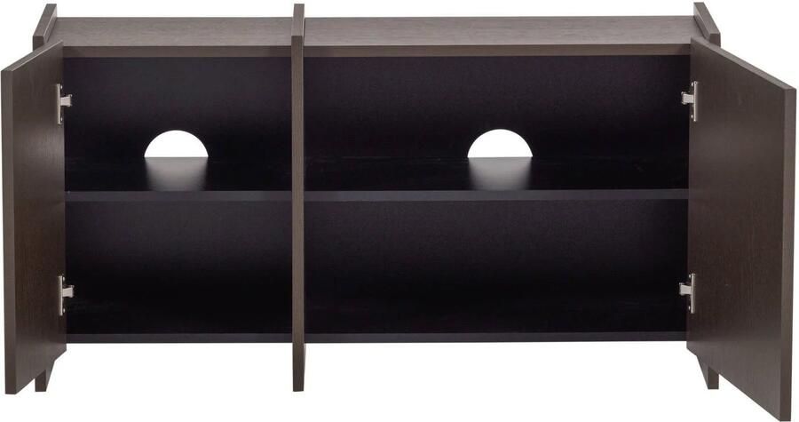 WOOOD Brock Tv Meubel 102 CM Essen Fineer Middenbruin 53x102x44 cm - Foto 3