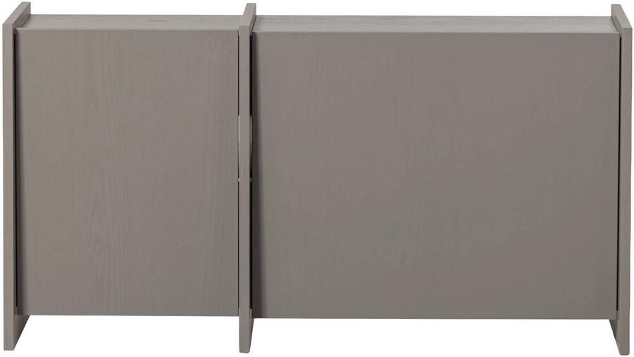 WOOOD Brock Tv Meubel 102 CM Essen Fineer Warmgrijs 53x102x44 cm - Foto 2