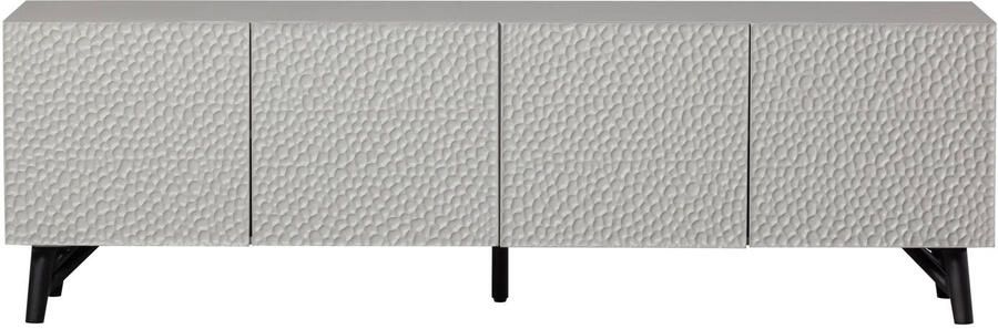 WOOOD Tv-meubel Carve TV-dressoir Fronten met opvallende patronen H 56 cm x B 181 cm - Foto 6