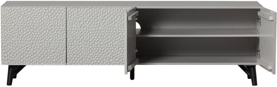 WOOOD Tv-meubel Carve TV-dressoir Fronten met opvallende patronen H 56 cm x B 181 cm - Foto 7