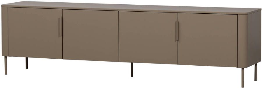 WOOOD Gunnar Tv Meubel Grenenhout Mud Bruin 56x200x44 - Foto 3