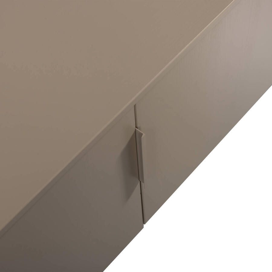 WOOOD Gunnar Tv Meubel Grenenhout Mud Bruin 56x200x44