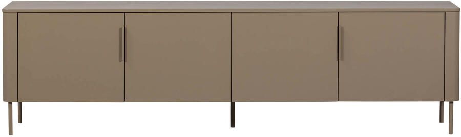 WOOOD Gunnar Tv Meubel Grenenhout Mud Bruin 56x200x44 - Foto 2