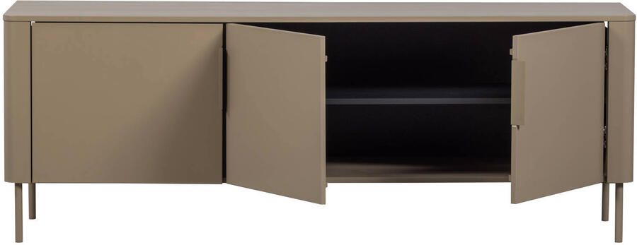 WOOOD Gunnar Tv Meubel Grenenhout Mud Bruin 56x154x44 - Foto 2