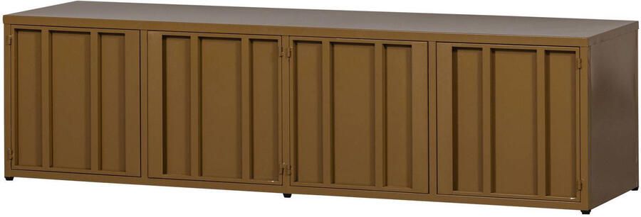 Woood Level Tv-Meubel Metaal Honinggeel 44x160x44 - Foto 3