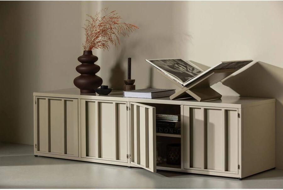 WOOOD Level Tv-Meubel Metaal Zand 44x160x44 - Foto 2