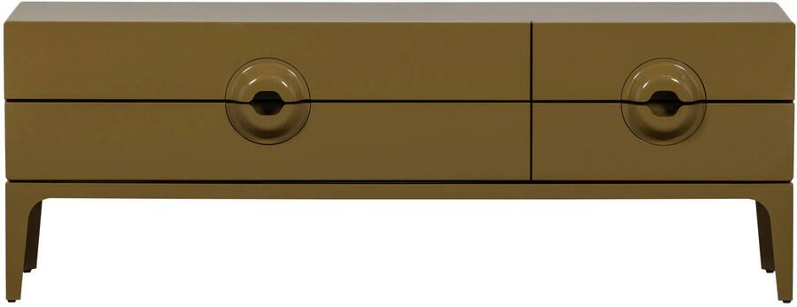 WOOOD Merge Tv Meubel Eucalyptus hout Honinggeel 57x160x44 - Foto 2