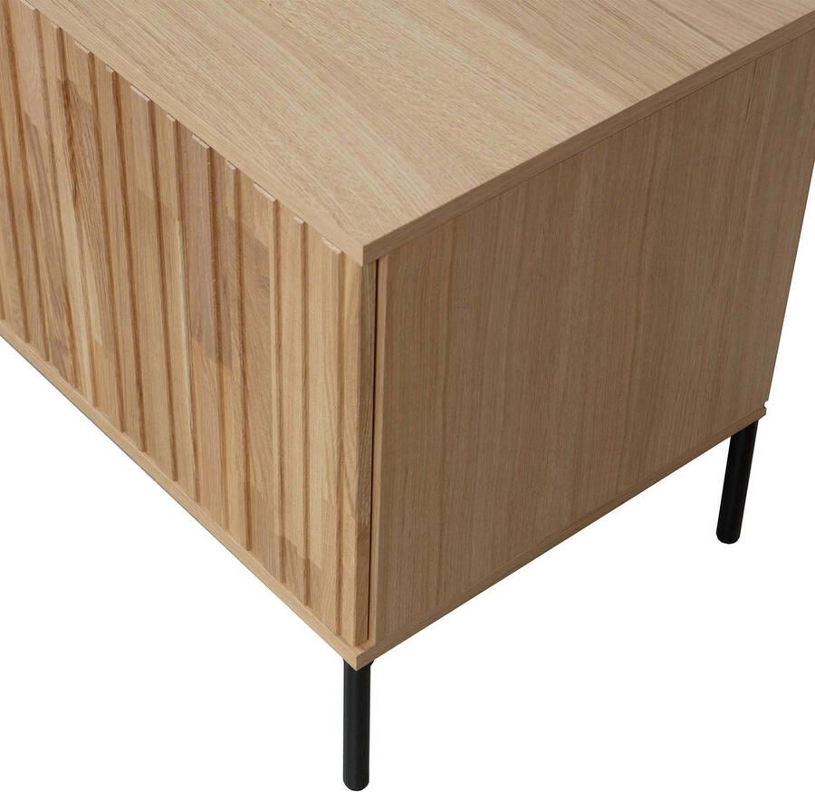 WOOOD Dressoir New Gravure TV-commode breedte 100 cm of 150 cm Commode hoogte 56 cm met grafische reliëfdeuren veel opbergruimte - Foto 4