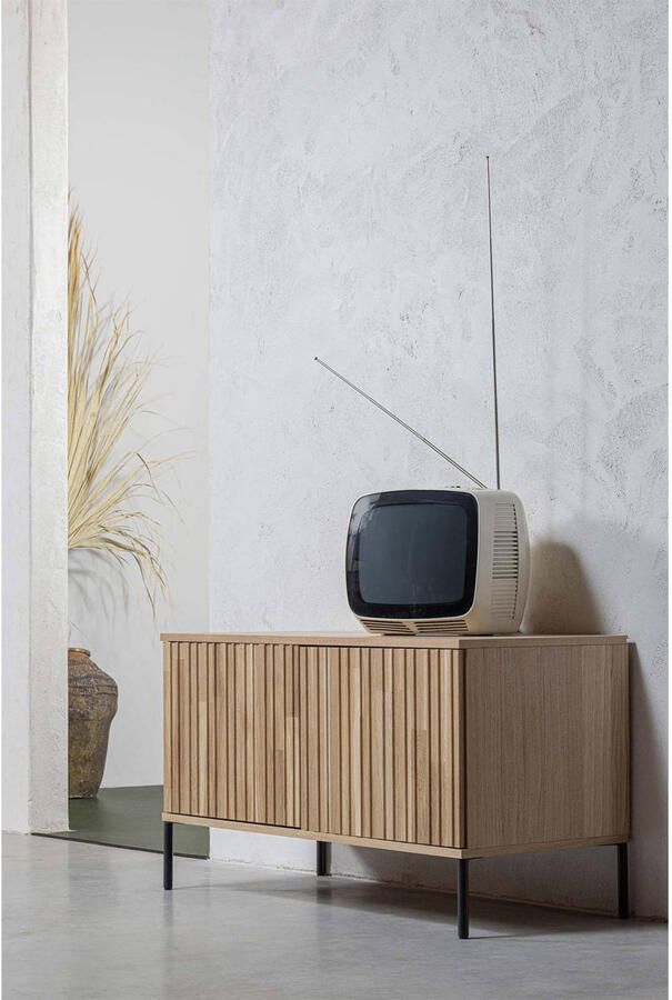 WOOOD Dressoir New Gravure TV-commode breedte 100 cm of 150 cm Commode hoogte 56 cm met grafische reliëfdeuren veel opbergruimte - Foto 3