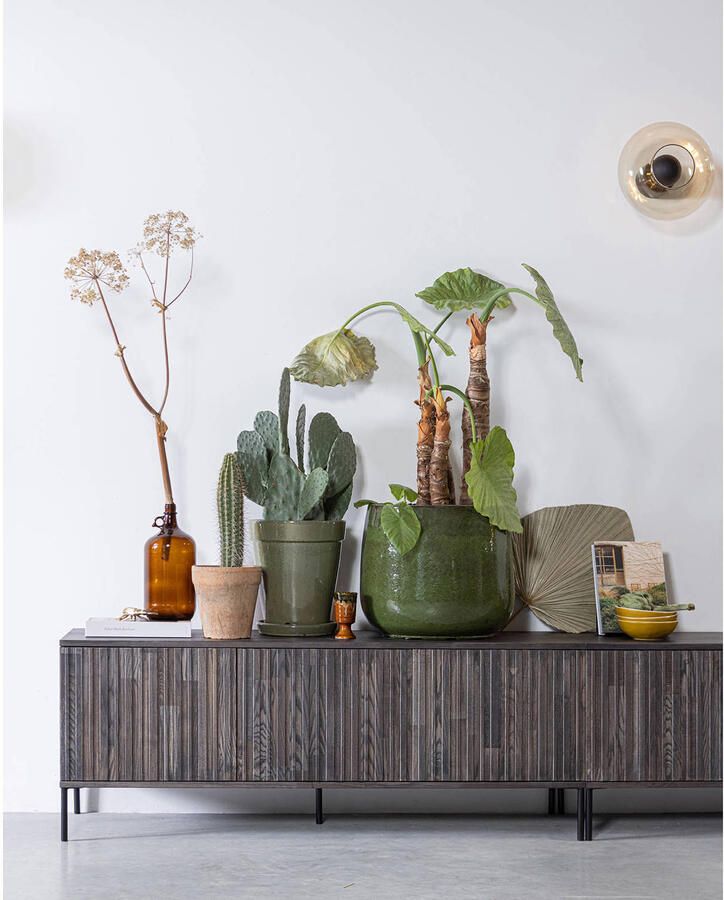 WOOOD Dressoir New Gravure TV-commode breedte 100 cm of 150 cm Commode hoogte 56 cm met grafische reliëfdeuren veel opbergruimte - Foto 3