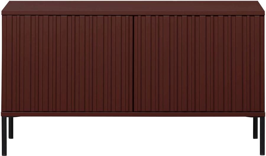WOOOD New Gravure Tv Meubel Grenen Bordeauxrood 56x100x44 - Foto 3