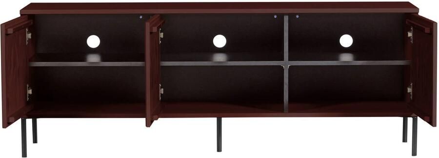 WOOOD New Gravure Tv Meubel Grenen Bordeauxrood 56x150x44 - Foto 4