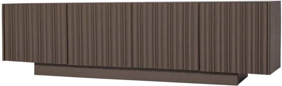 WOOOD Nova Tv Meubel 200 cm Grenen Truffel Bruin 54x200x40