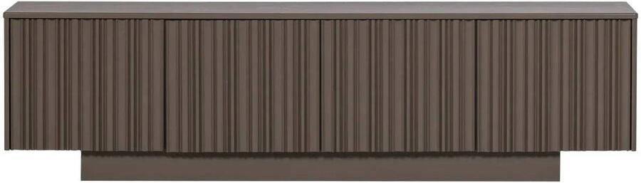 WOOOD Nova Tv Meubel 200 cm Grenen Truffel Bruin 54x200x40 - Foto 3