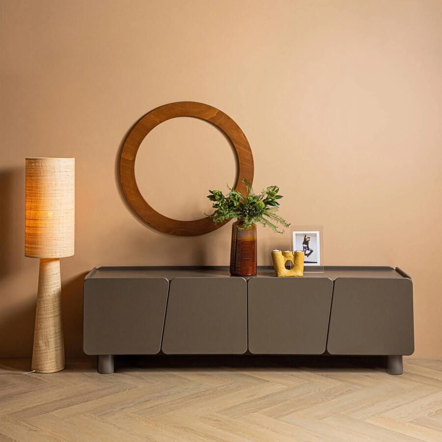 WOOOD Root Tv Meubel 200 CM Grenen Truffel Bruin 58x200x45 - Foto 2