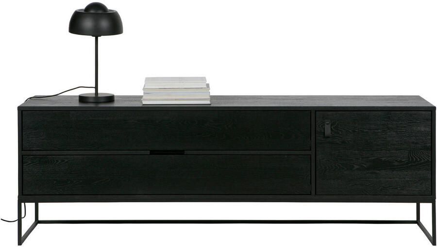 WOOOD Tv-meubel Silas TV-board Commode 2 lades en 1 deur veel opbergruimte breedte 120 of 180 cm - Foto 7