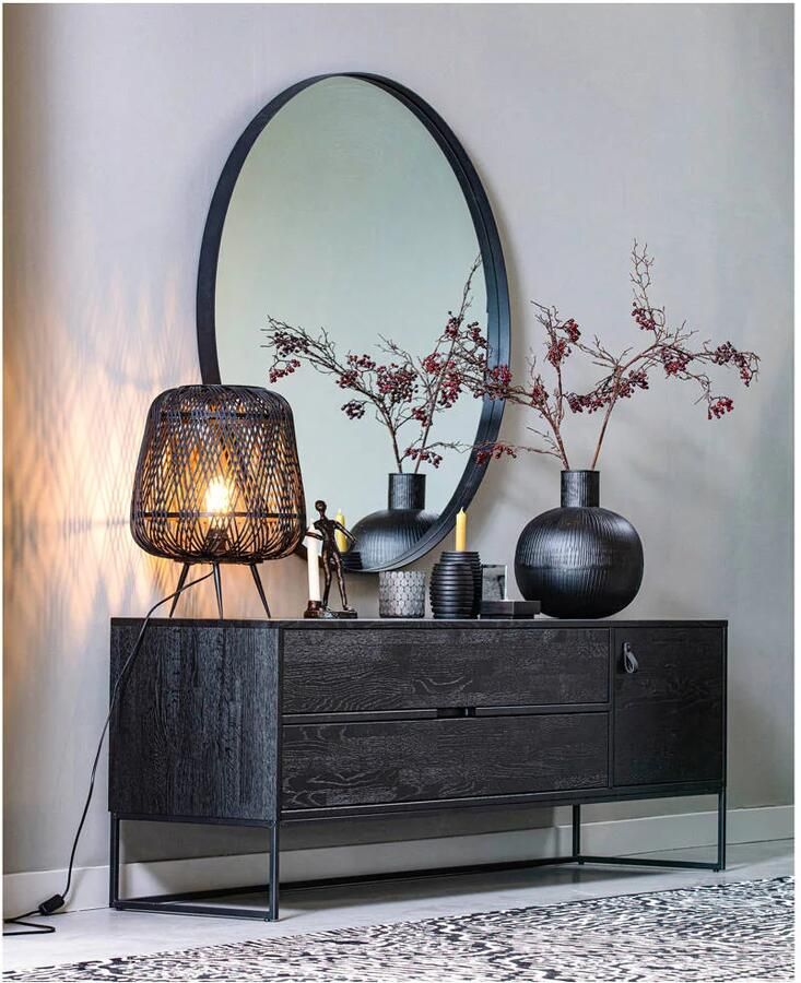 WOOOD Tv-meubel Silas TV-board Commode 2 lades en 1 deur veel opbergruimte breedte 120 of 180 cm - Foto 8
