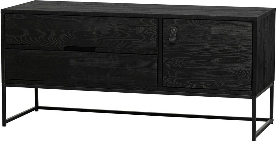 WOOOD Tv-meubel Silas TV-board Commode 2 lades en 1 deur veel opbergruimte breedte 120 of 180 cm - Foto 2