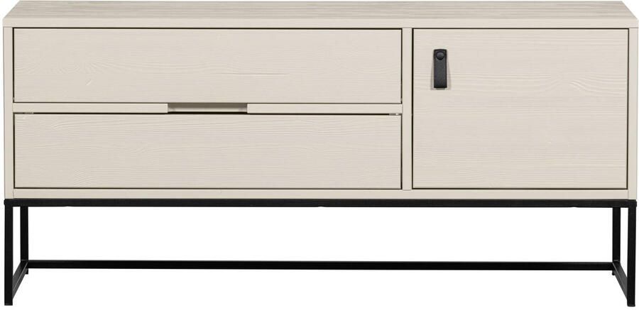 WOOOD Tv-meubel Silas TV-Lowboard Commode 2 lades en 1 deur veel opbergruimte breedte 120 of 180 cm - Foto 3