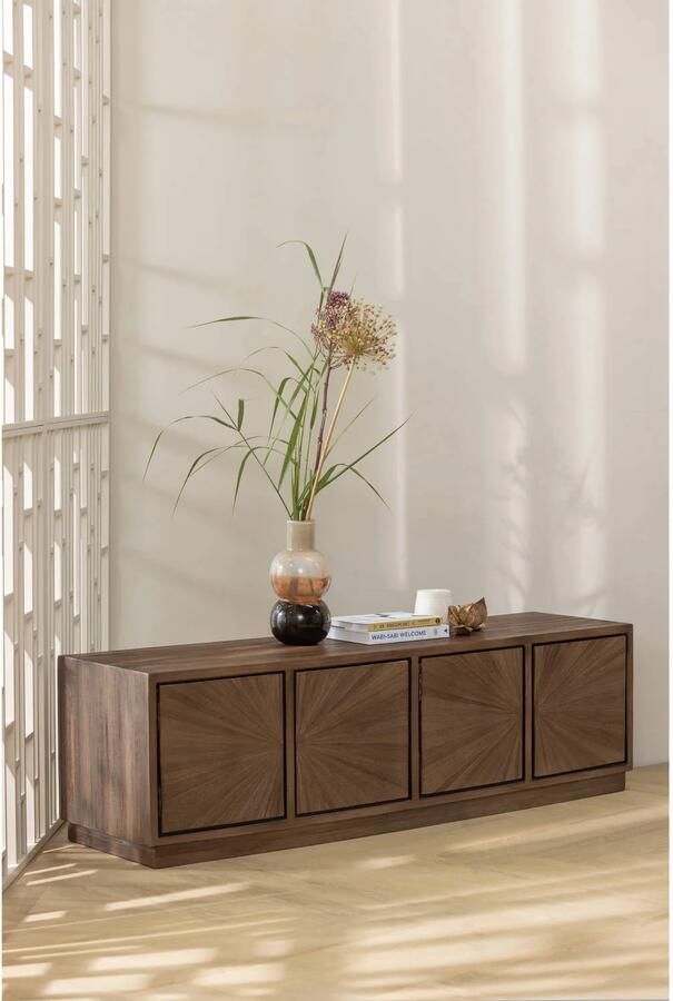 WOOOD Sun TV Meubel Recycled Teakhout Bruin 45x150x44 cm - Foto 2
