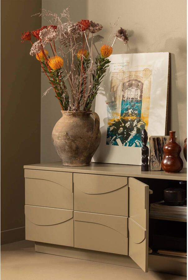 WOOOD Tv-meubel Teo TV-board met kabeldoorvoer push-to-open functie breedte 180 cm - Foto 7