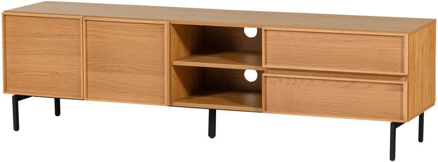 WOOOD Tours Tv Meubel 180 cm Melamine MDF Naturel 51x180x42