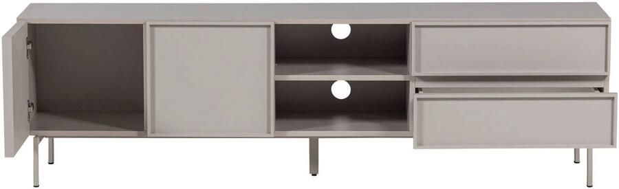 WOOOD Tours Tv Meubel 180 cm Melamine MDF Zand 51x180x42 - Foto 3