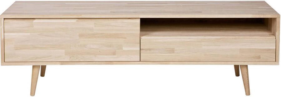 WOOOD Tygo TV-Meubel Met Retro Poten Eiken Onbehandeld 47x150x44 - Foto 4
