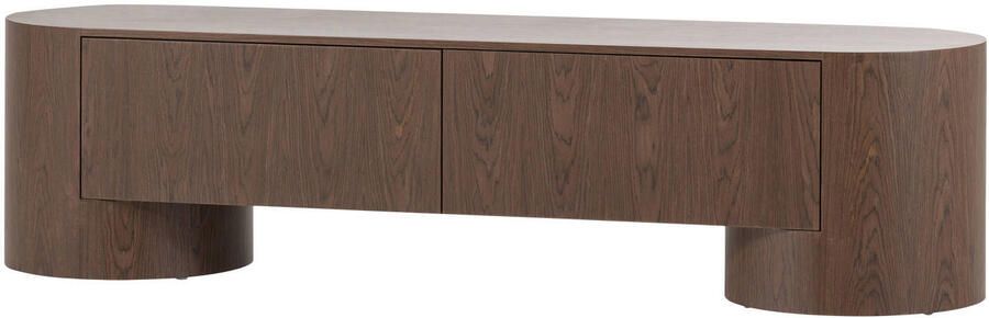 WOOOD Velari Tv Meubel 200 CM Hout Fineer Bruin 50x200x50