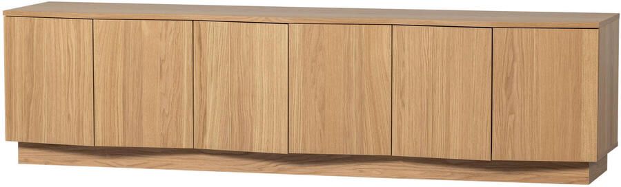 WOOOD tv-meubel 200 cm Zuma Eiken (fsc) Transparant 52x200x45 cm - Foto 3