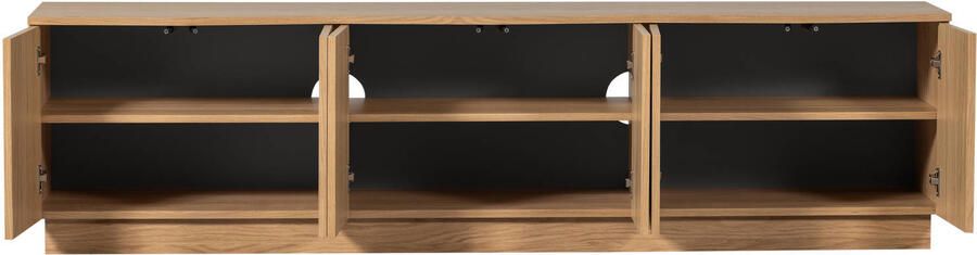 WOOOD tv-meubel 200 cm Zuma Eiken (fsc) Transparant 52x200x45 cm - Foto 2